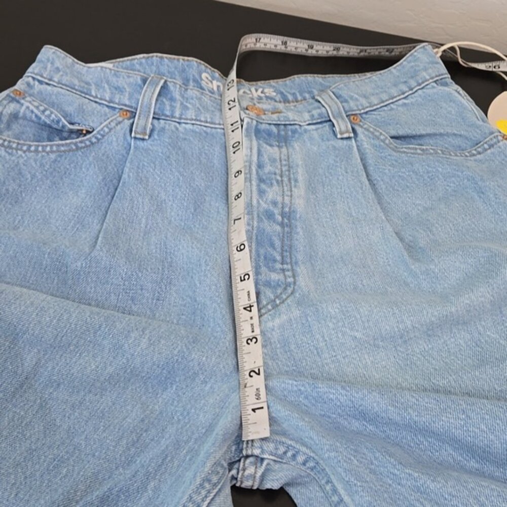 Snacks by Mother The Pleated Fun Dip Puddle Just a Nibble Straight Jeans Size 27 - Picture 14 of 15